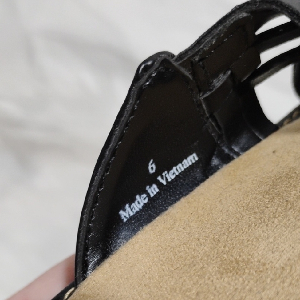 (#201) SALE! NWOT Dr. Scholl's Black Strappy Sandals Flat Sole Sz.6 - Picture 6 of 10